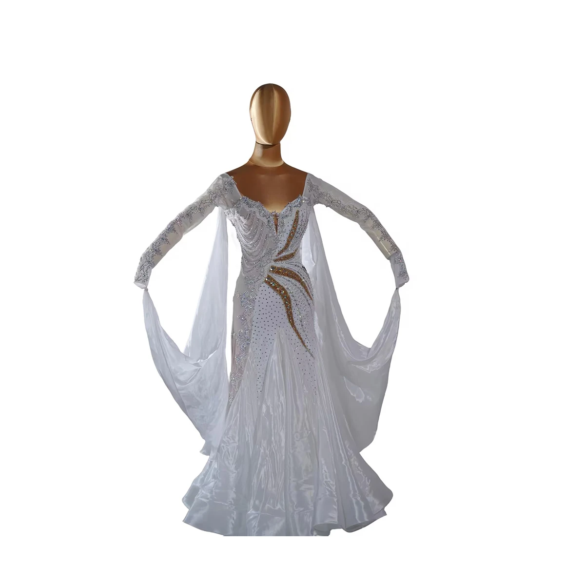 DX007 Pre-Owned Ballroom Competition Skirt